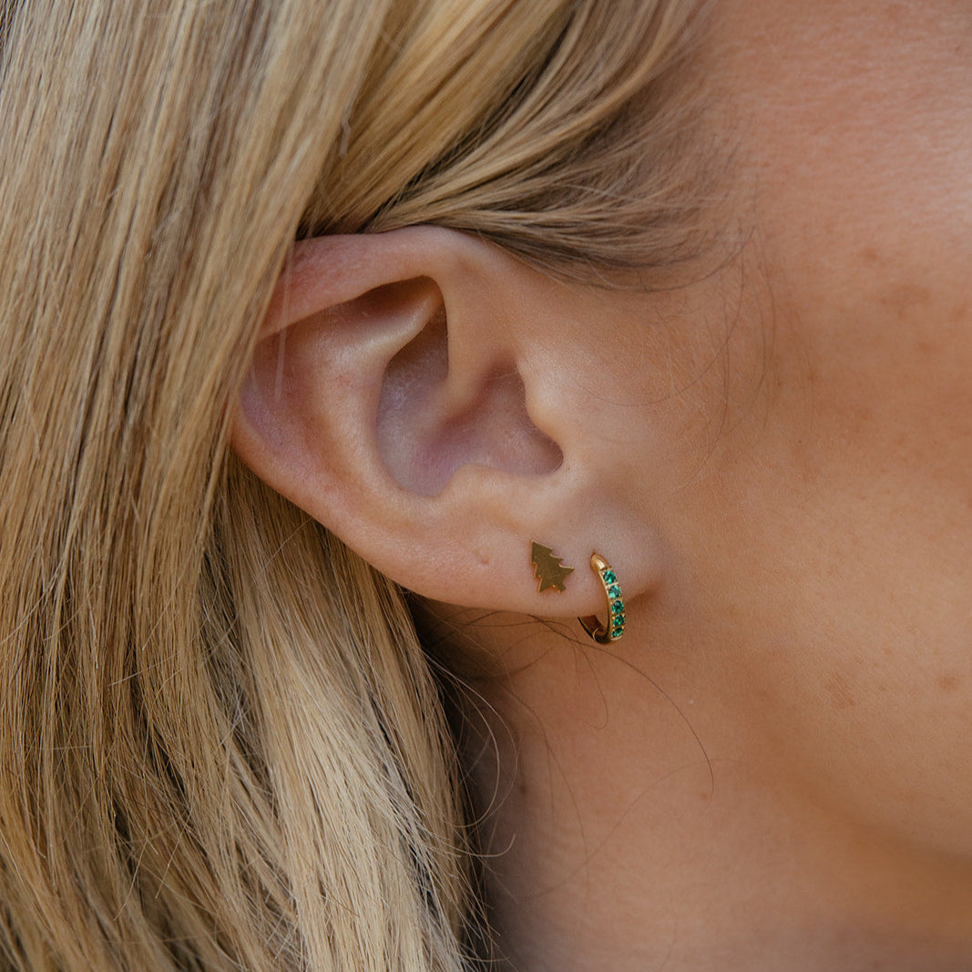 Pine Tree Flat Back Stud