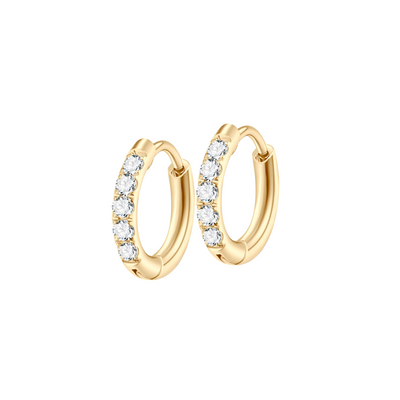 Dress Me Up Hoops in Titanium (multiple sizes)