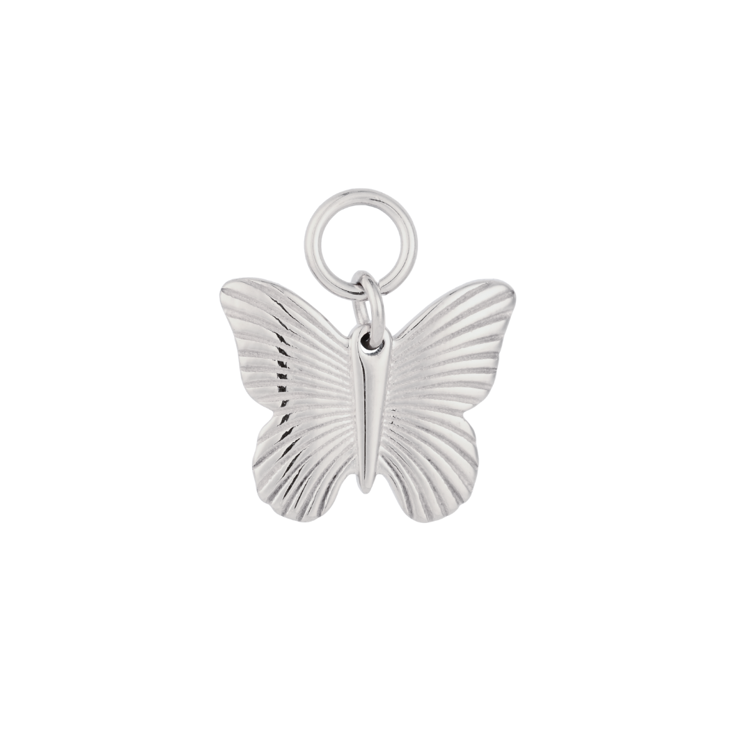 Butterfly Hoop Charm