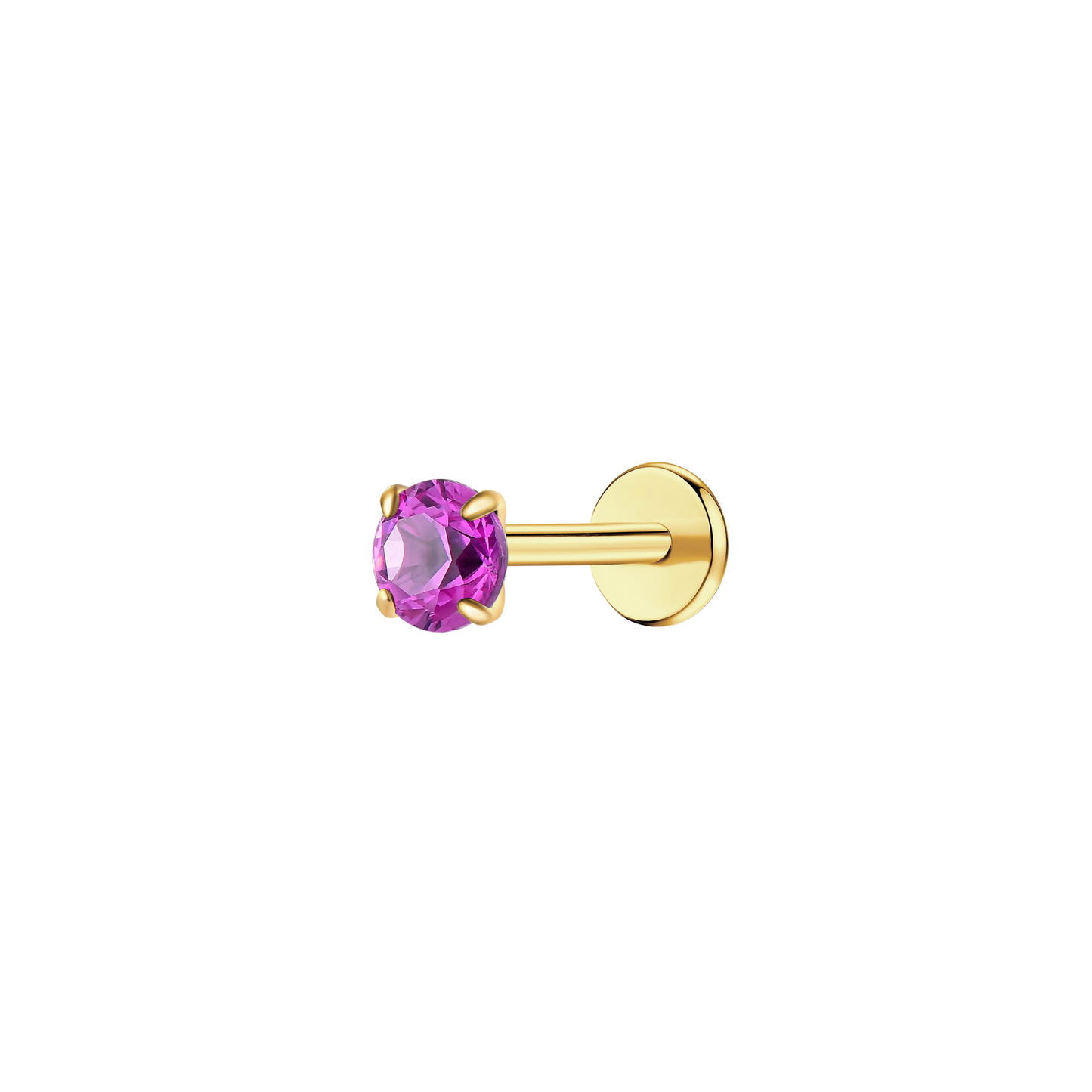 Colorful Classy Girl Flat Back Stud