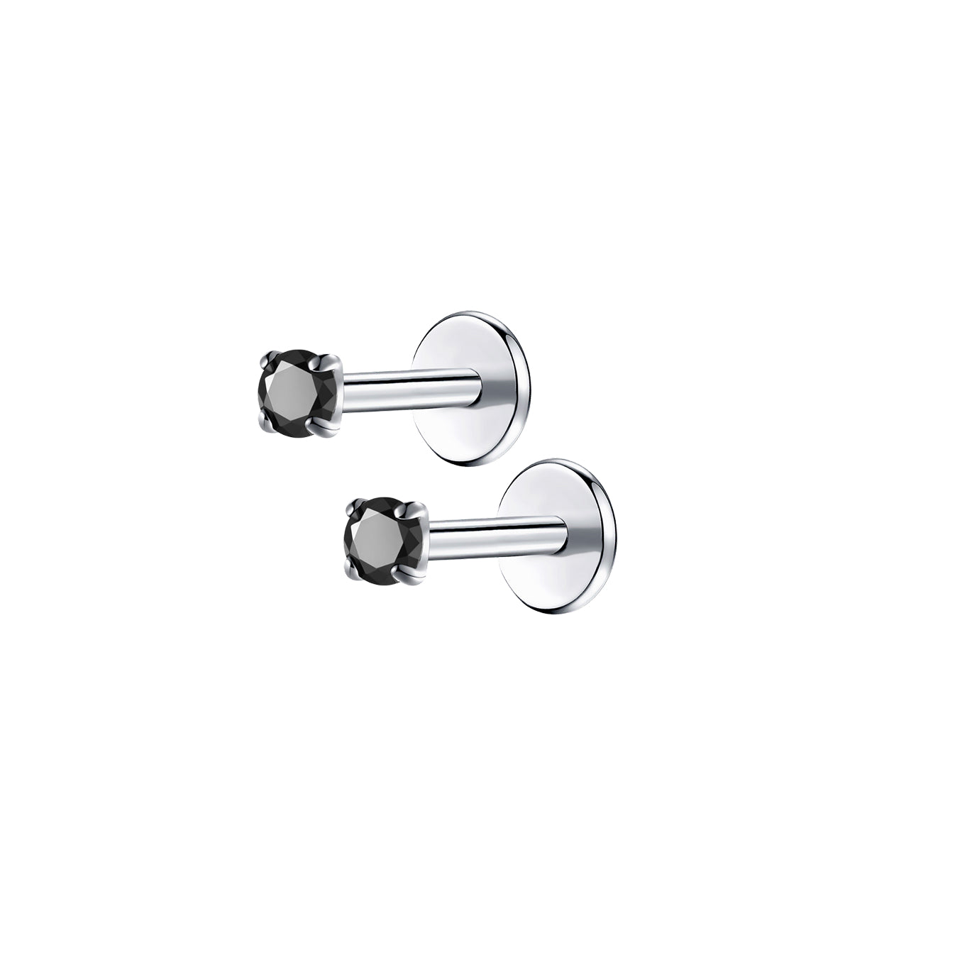 Onyx Classy Girl Flat Back Stud (multiple sizes)