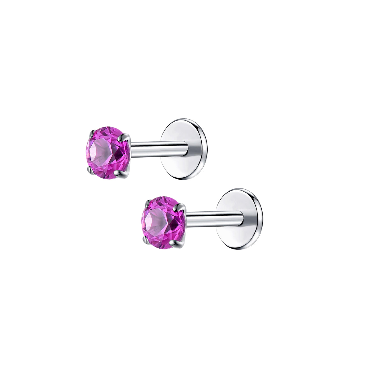Colorful Classy Girl Flat Back Stud
