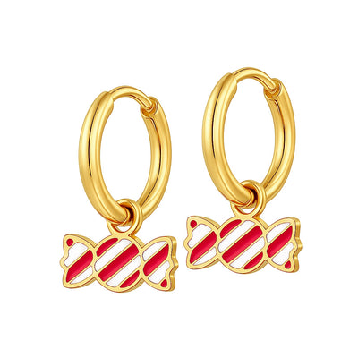 Candy Charm Hoops