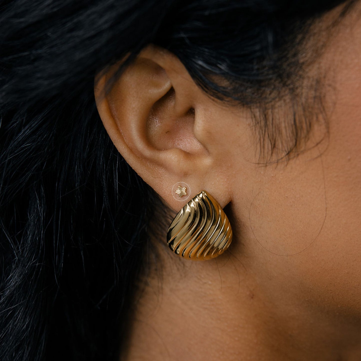 Starburst Flat Back Stud