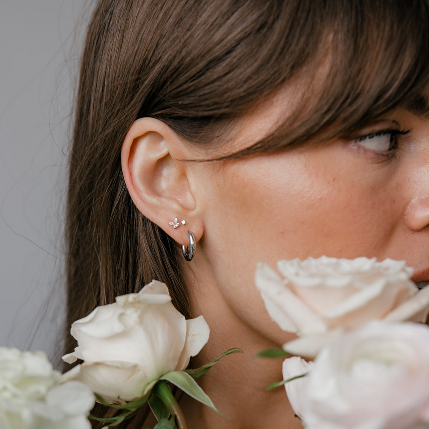 Crystal Butterfly Flat Back Stud