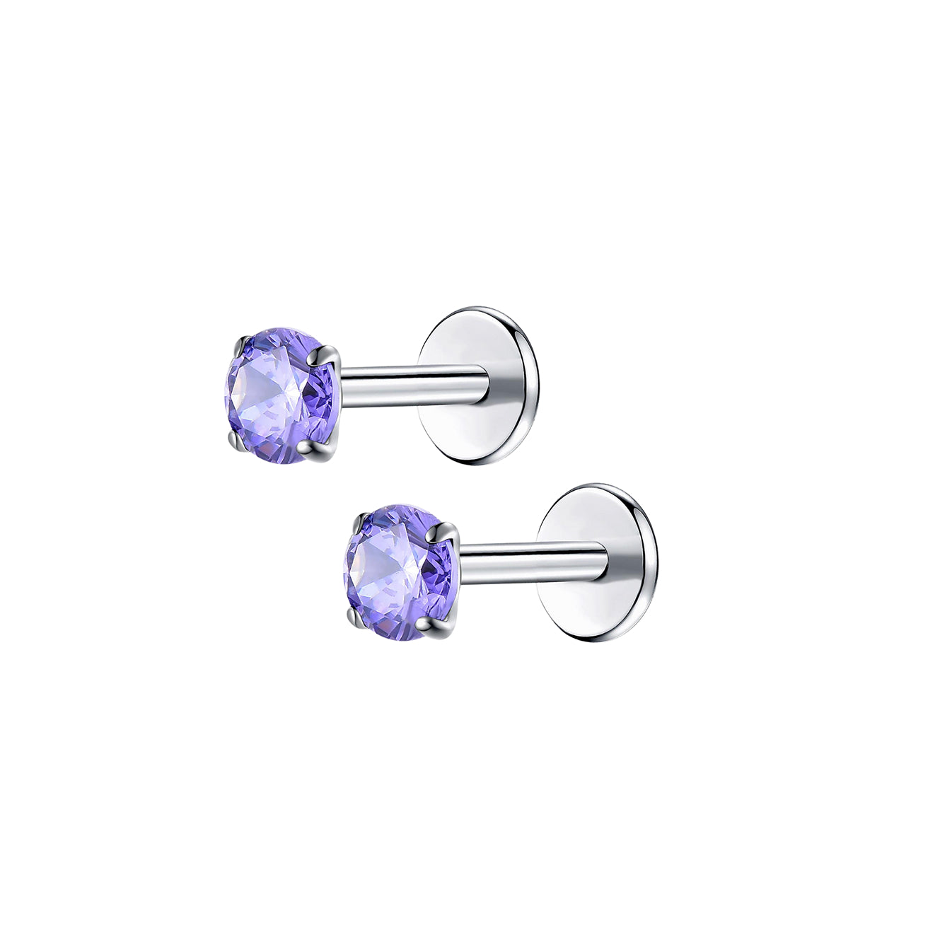 Colorful Classy Girl Flat Back Stud