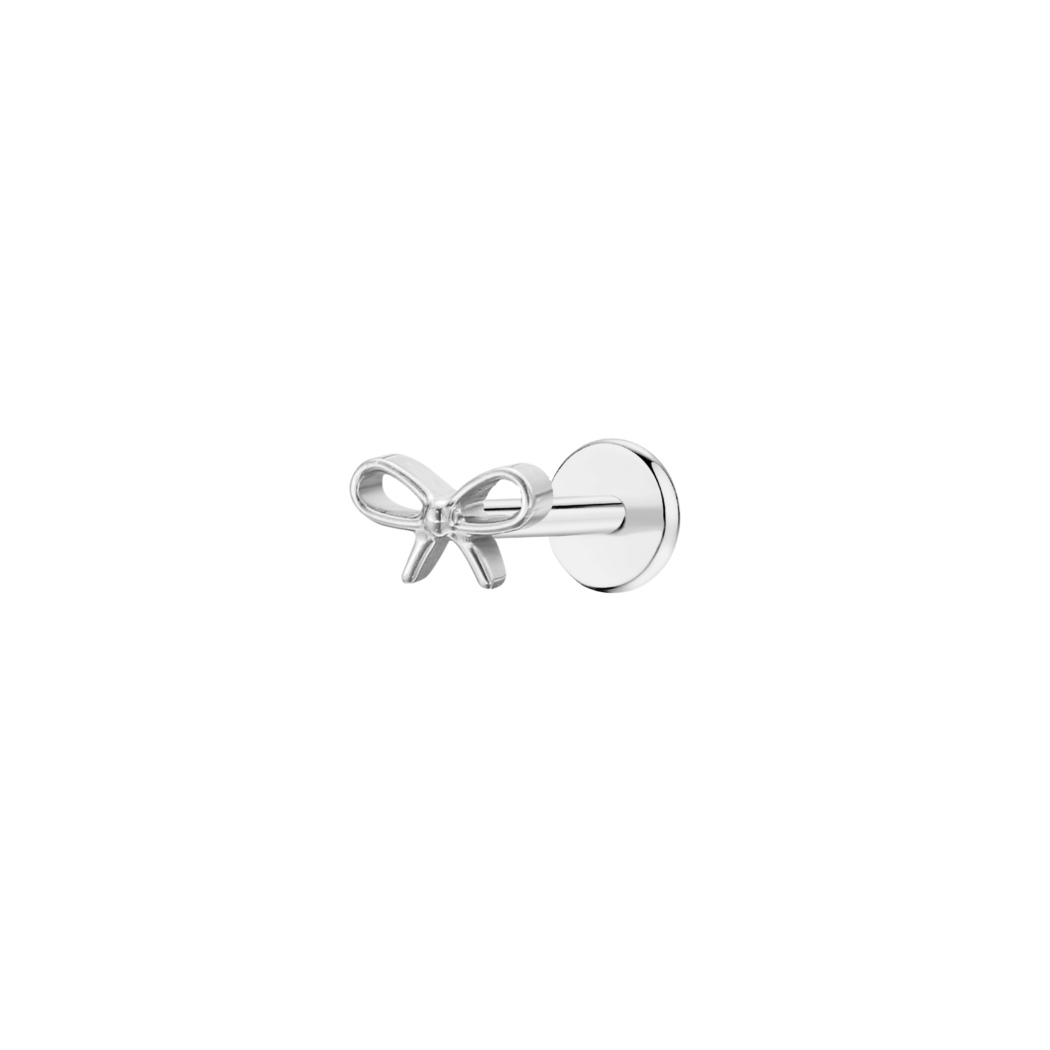 Bow-Shaped Flat Back Stud Earrings - Get Pierced Co. – Get Pierced Co.