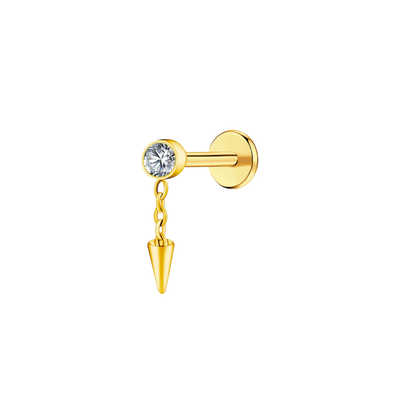 Dangle Drop Flat Back Stud