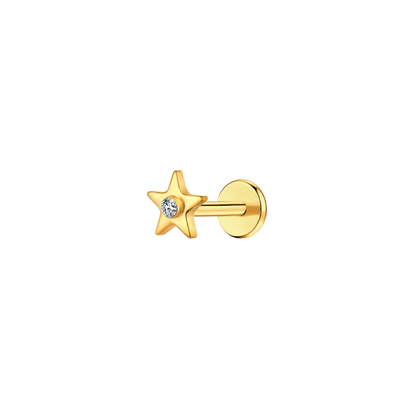 Desert Star Flat Back Stud
