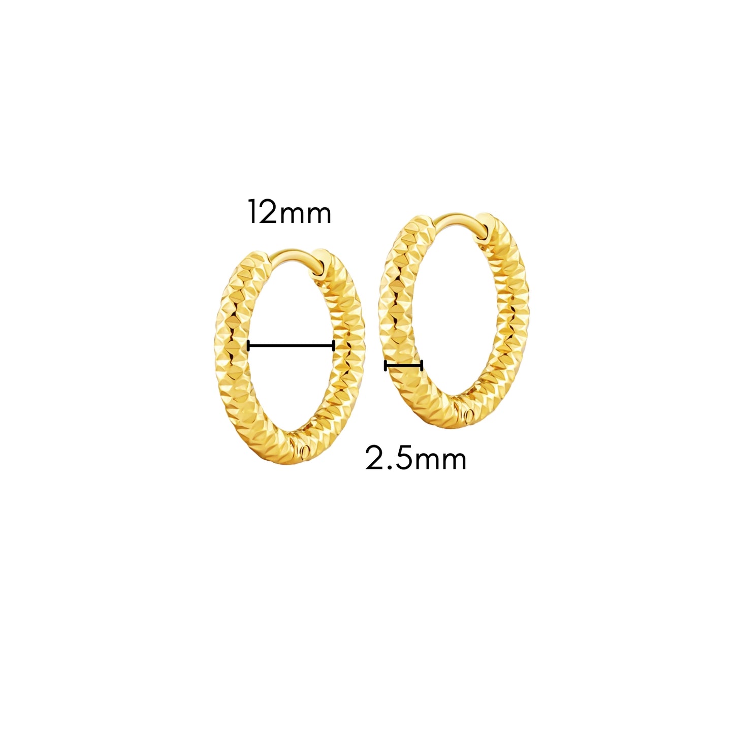 Hammered Hoops