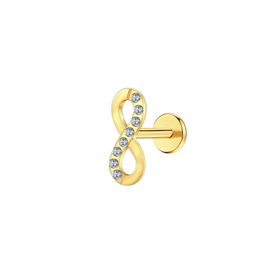 Infinity Flat Back Stud