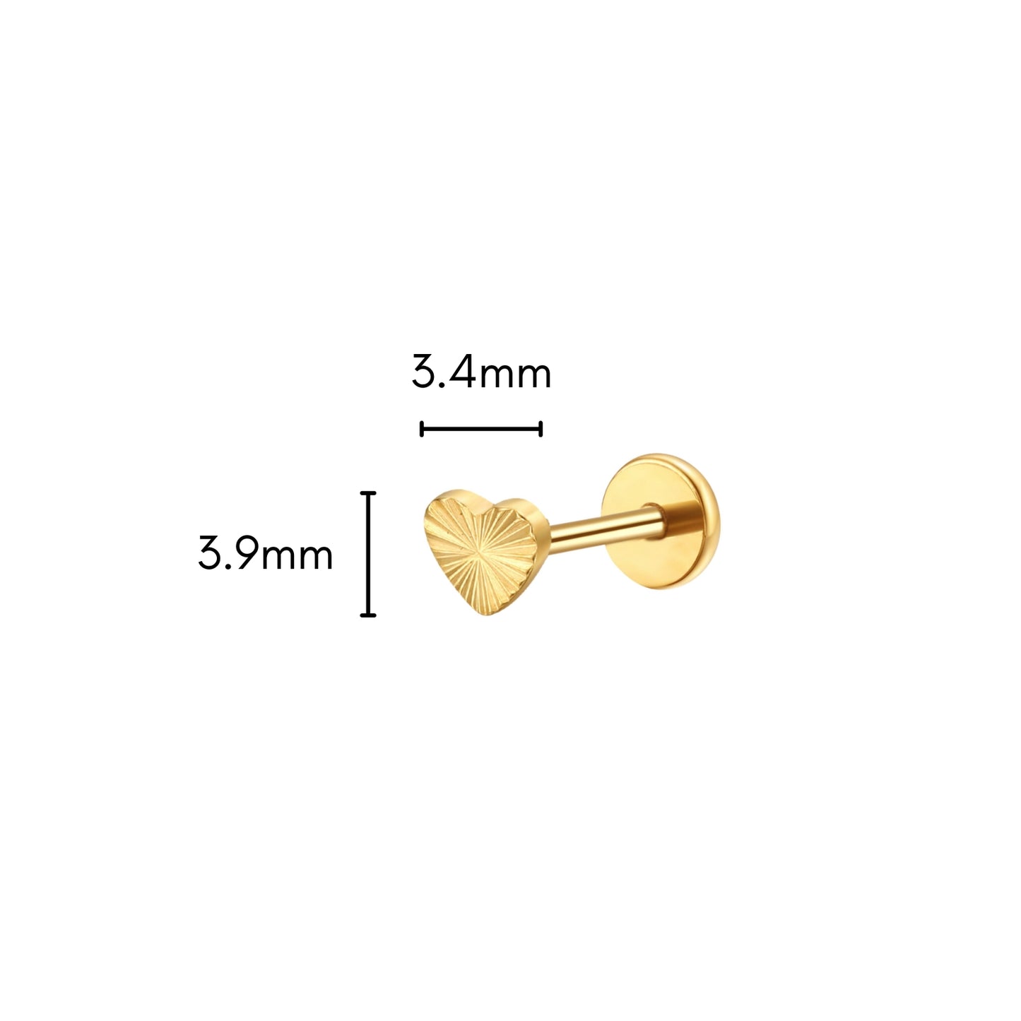 Lover Flat Back Stud
