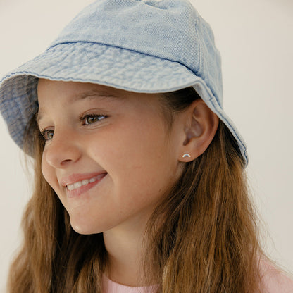 Rainbow Enamel Flat Back Stud