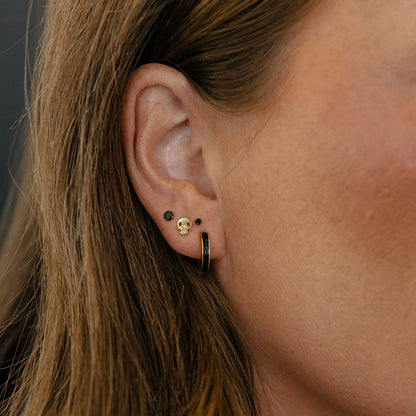 Onyx Classy Girl Flat Back Stud (multiple sizes)