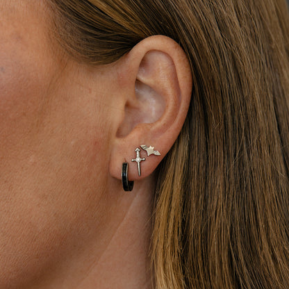 Bat Flat Back Stud