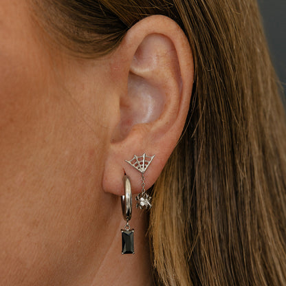 Itsy Bitsy Spider Flat Back Stud