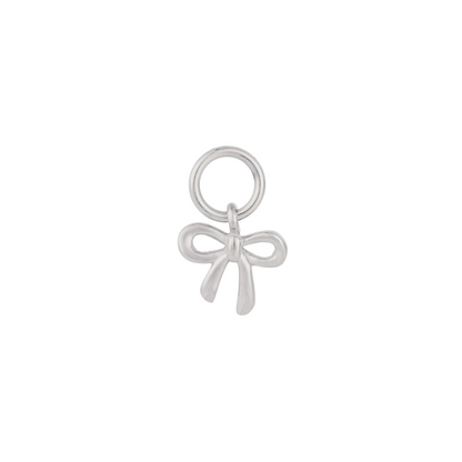 Tiny Bow Hoop Charm