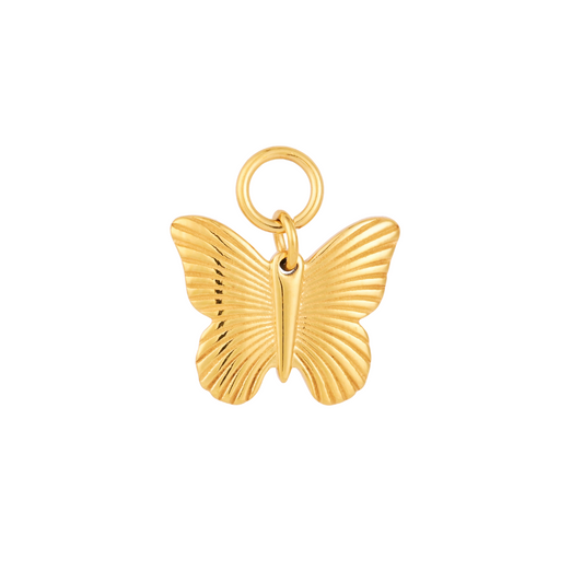 Butterfly Hoop Charm