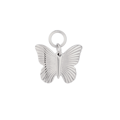 Butterfly Hoop Charm