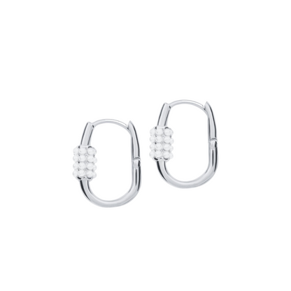 Petite Pearl Hoops