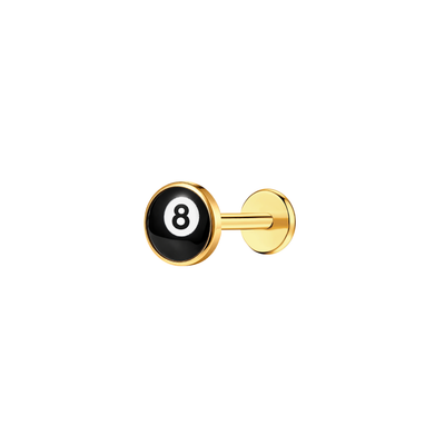 Magic 8 Ball Flat Back Stud