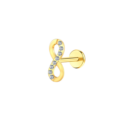 Infinity Flat Back Stud