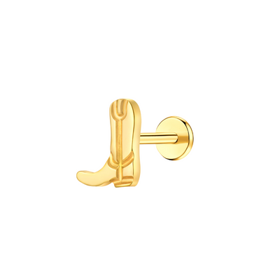 Cowboy Boot Flat Back Stud (left)