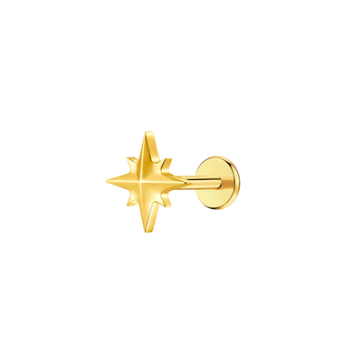 8-Point Star Flat Back Stud