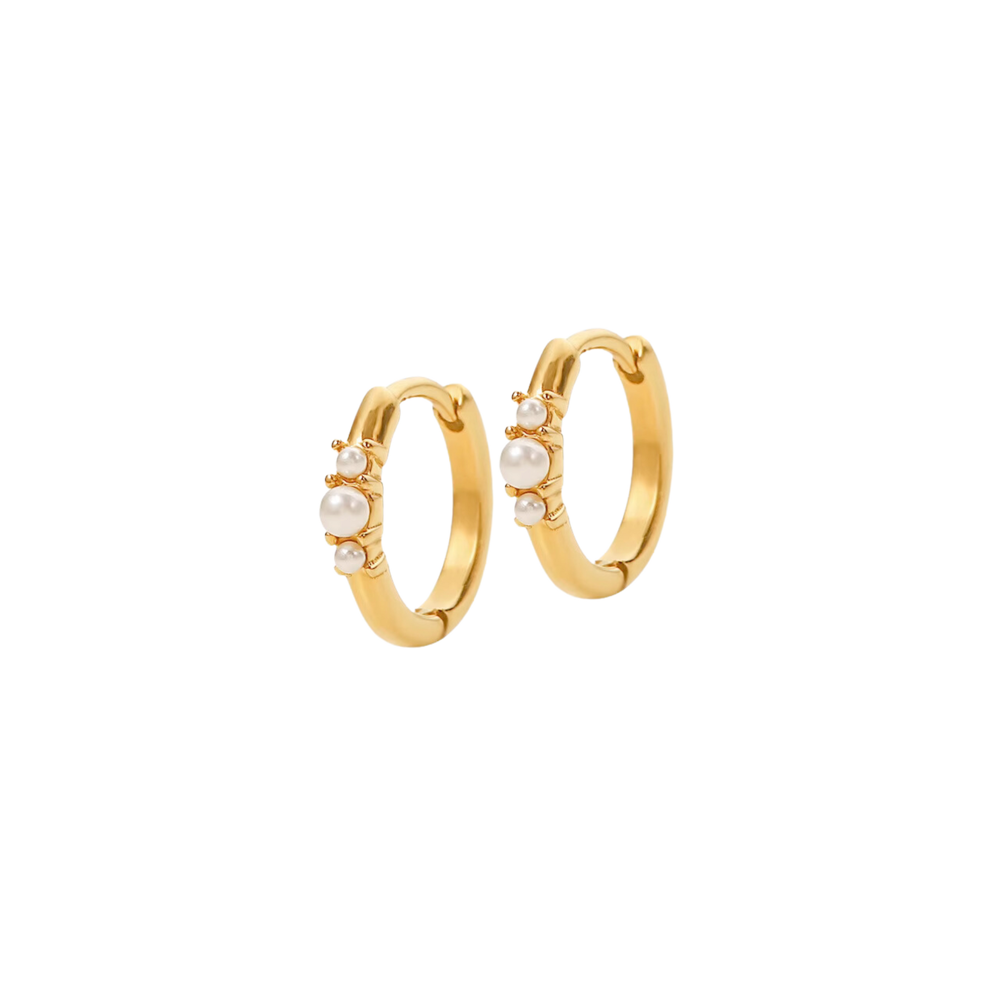 Pearl Trio Hoops