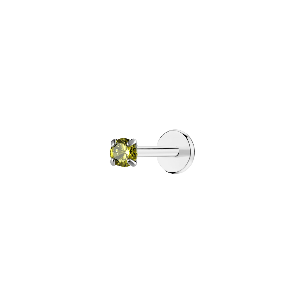 august-peridot-2mm-silver-single