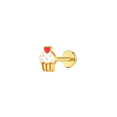 Cupcake Flat Back Stud