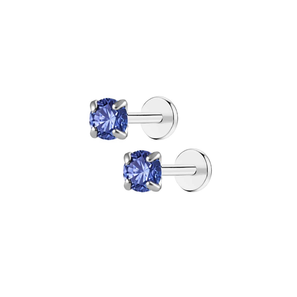 december-tanzanite-3mm-silver-pair