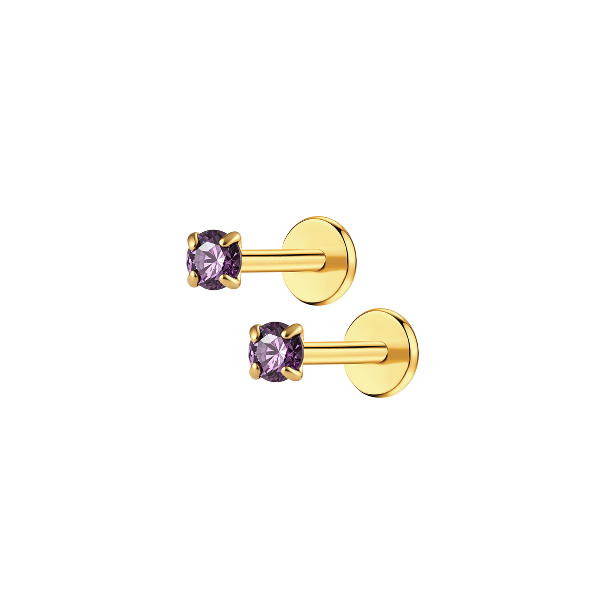 february-amethyst-2mm-gold-pair