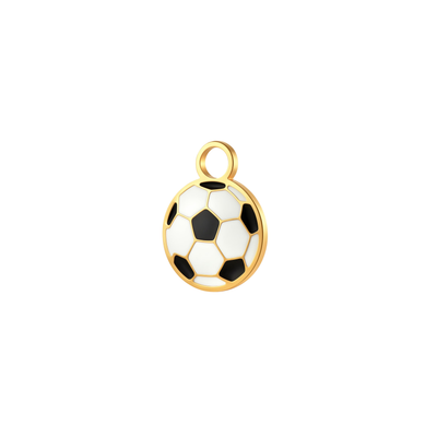 Goal Getter Enamel Hoop Charm