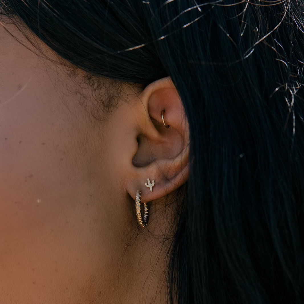 Hammered Hoops