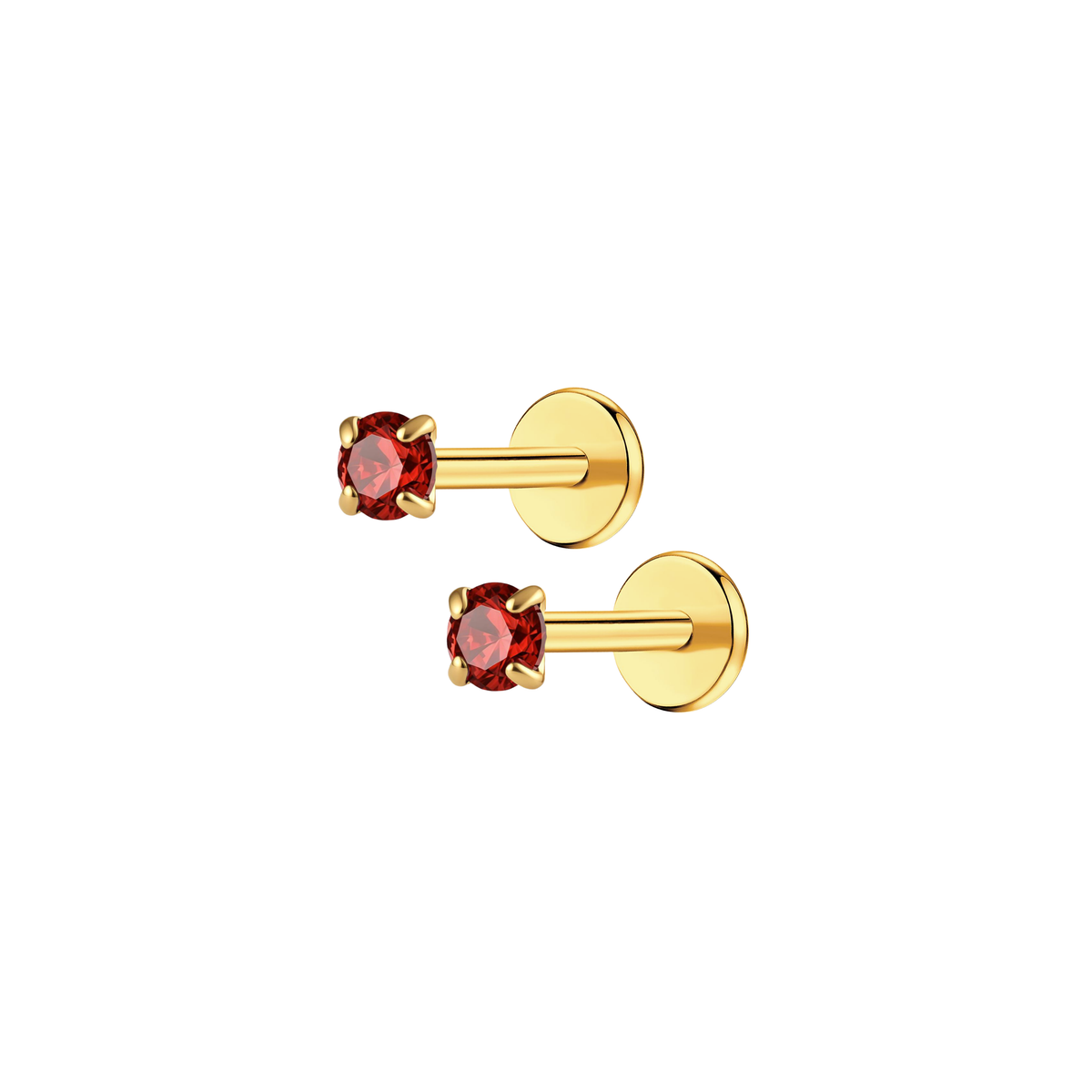january-garnet-2mm-gold-pair