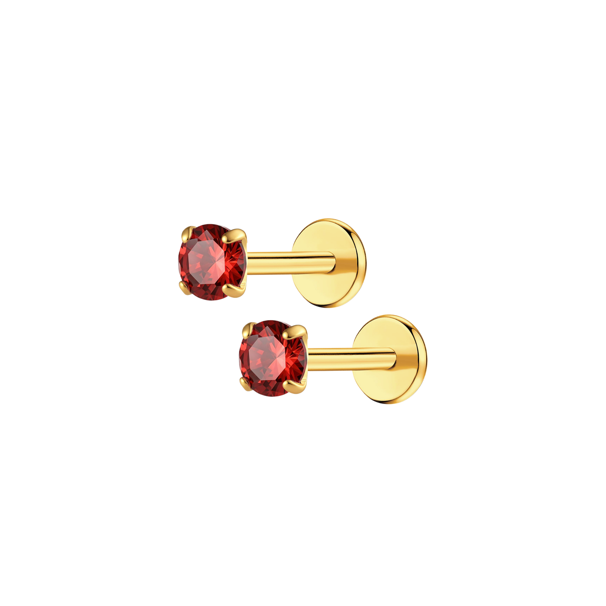 january-garnet-3mm-gold-pair