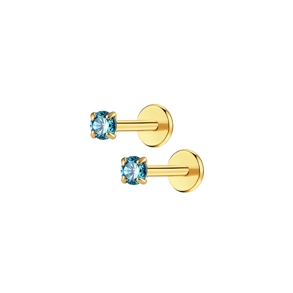 march-aquamarine-2mm-gold-pair