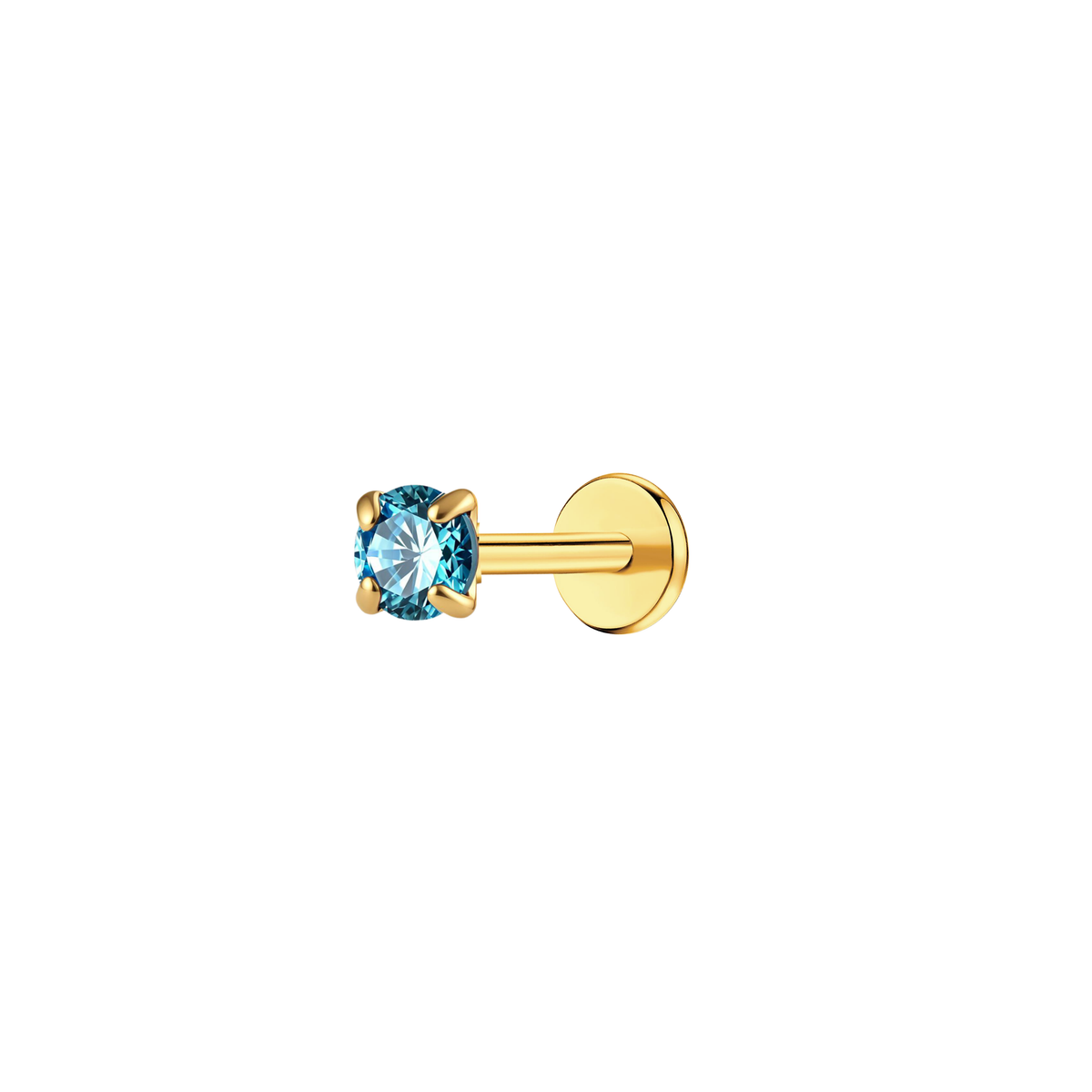 march-aquamarine-3mm-gold-single