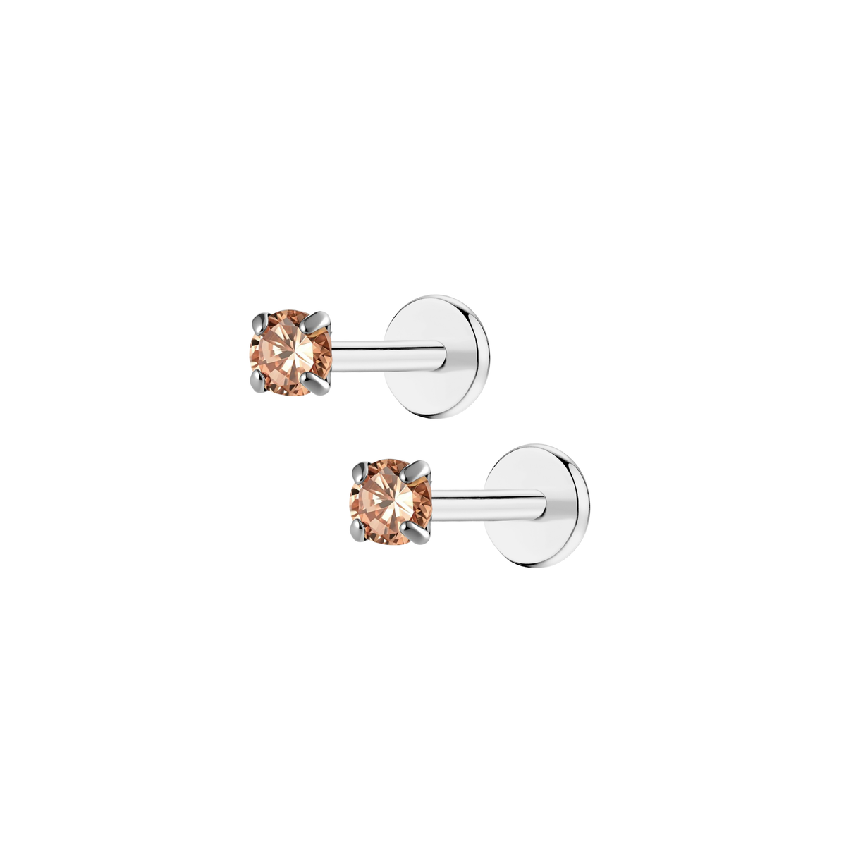 november-topaz-2mm-silver-pair