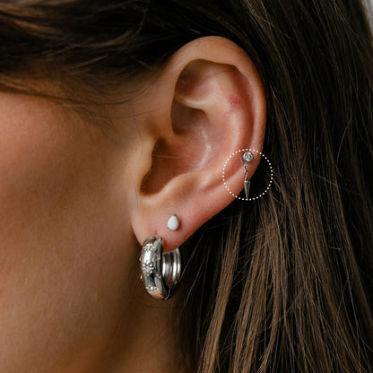Dangle Drop Flat Back Stud