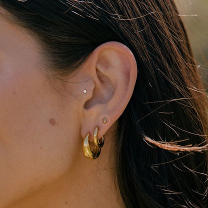Droplet Flat Back Stud