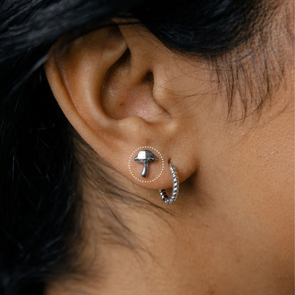 Mushroom Flat Back Stud