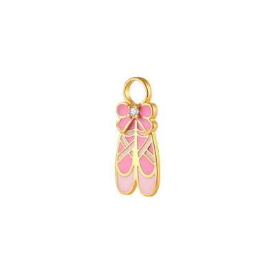 Tiny Dancer Enamel Hoop Charm
