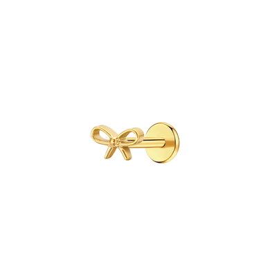 Bow Flat Back Stud