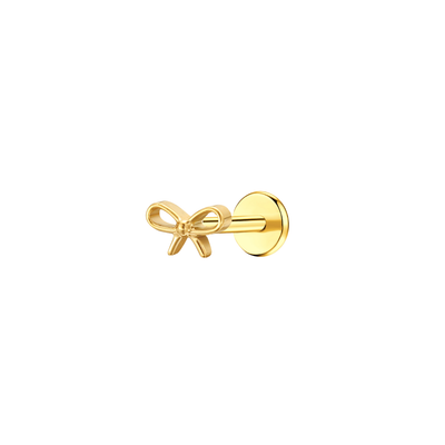 Bow Flat Back Stud