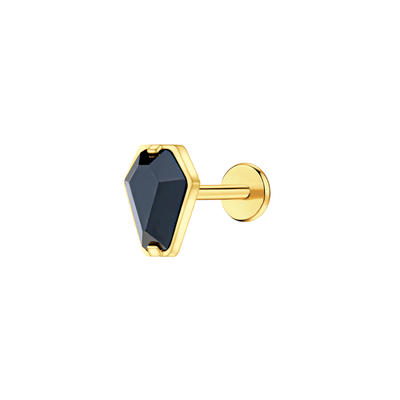 Coffin Flat Back Stud