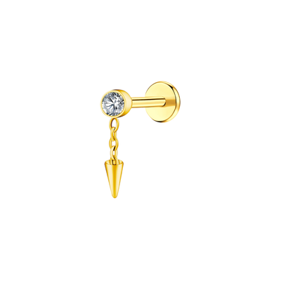 Dangle Drop Flat Back Stud