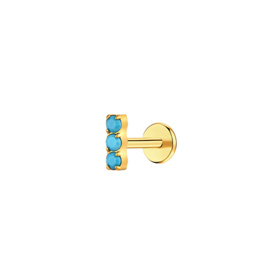 Desert Trio Flat Back Stud