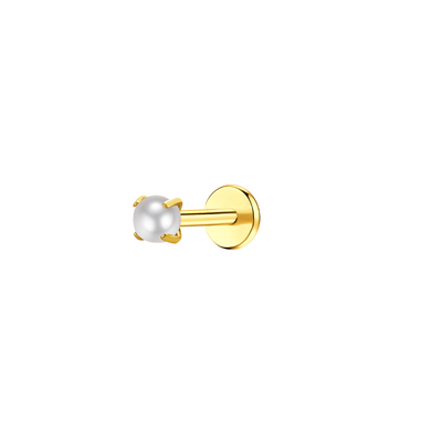 Pearl Flat Back Stud